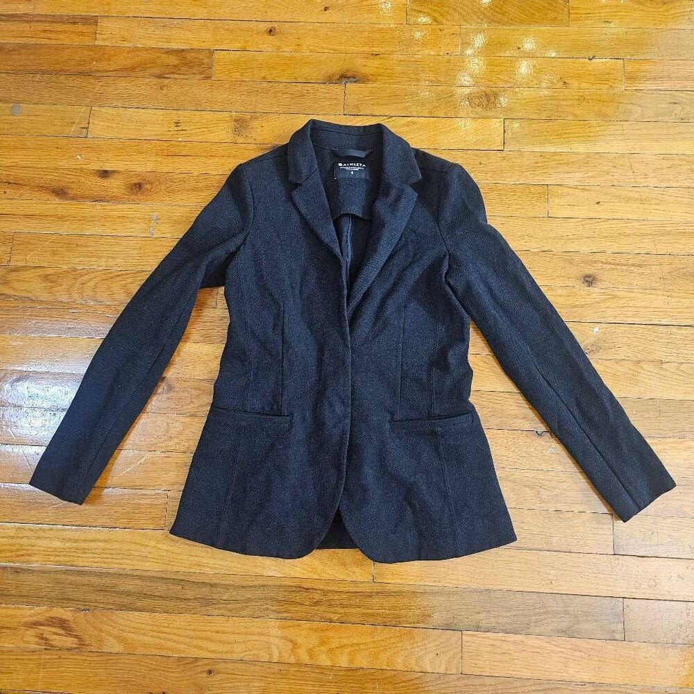 Athleta Women Blazer Jacket Size 4 Dark Gray